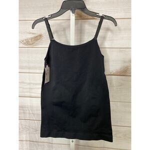 Brand New Women's Size 2XL XXL Black Scoop Neck Cami Top Shirt